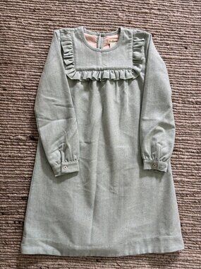 Olive Juice Wool Blend Dress